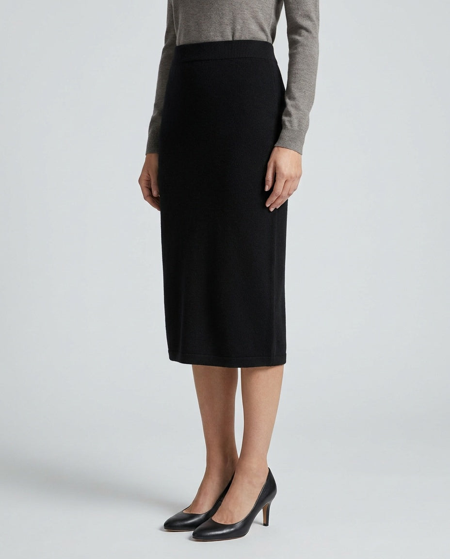 Outlander Knit Pencil Skirt - 75% Lambswool/15% Angora/10% Nylon - 1970s-1980s Era - photo 5