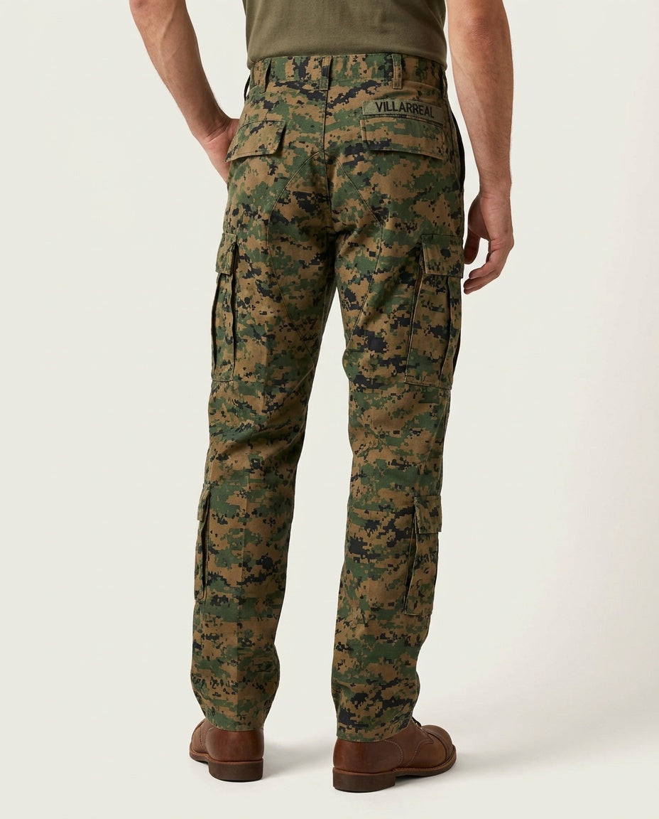 VILLARREAL Military Digital Camouflage Cargo Trousers - 1990s-2000s - photo 5