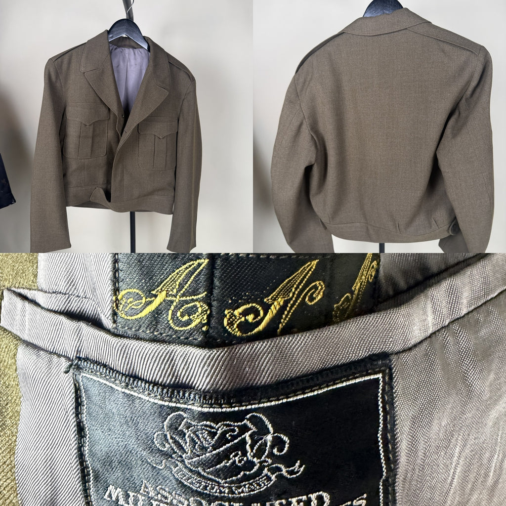 Cropped Military-Style Wool Jacket by Associated Military Stores - photo 6