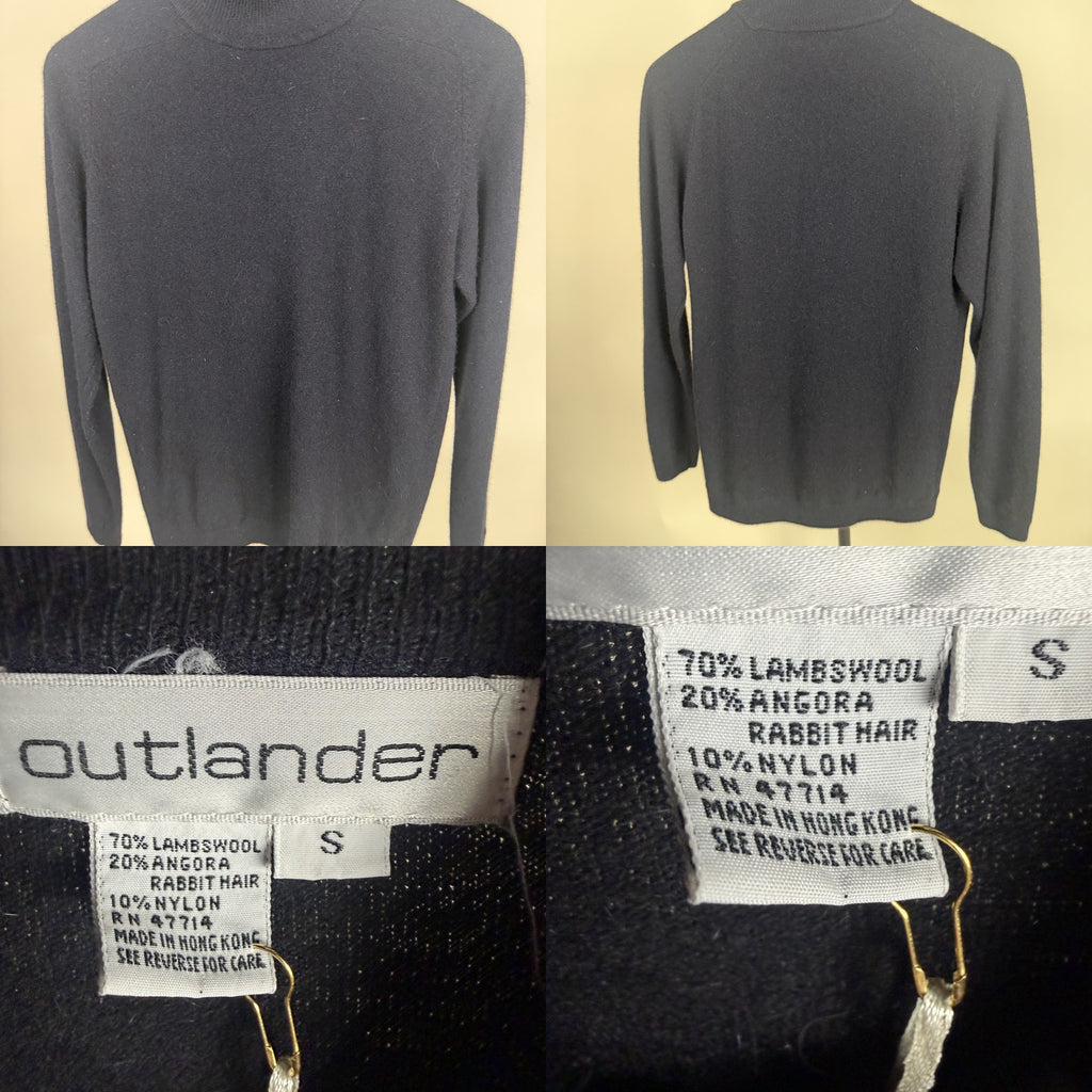 Outlander Black Mock-Neck Knit Pullover Sweater - photo 6