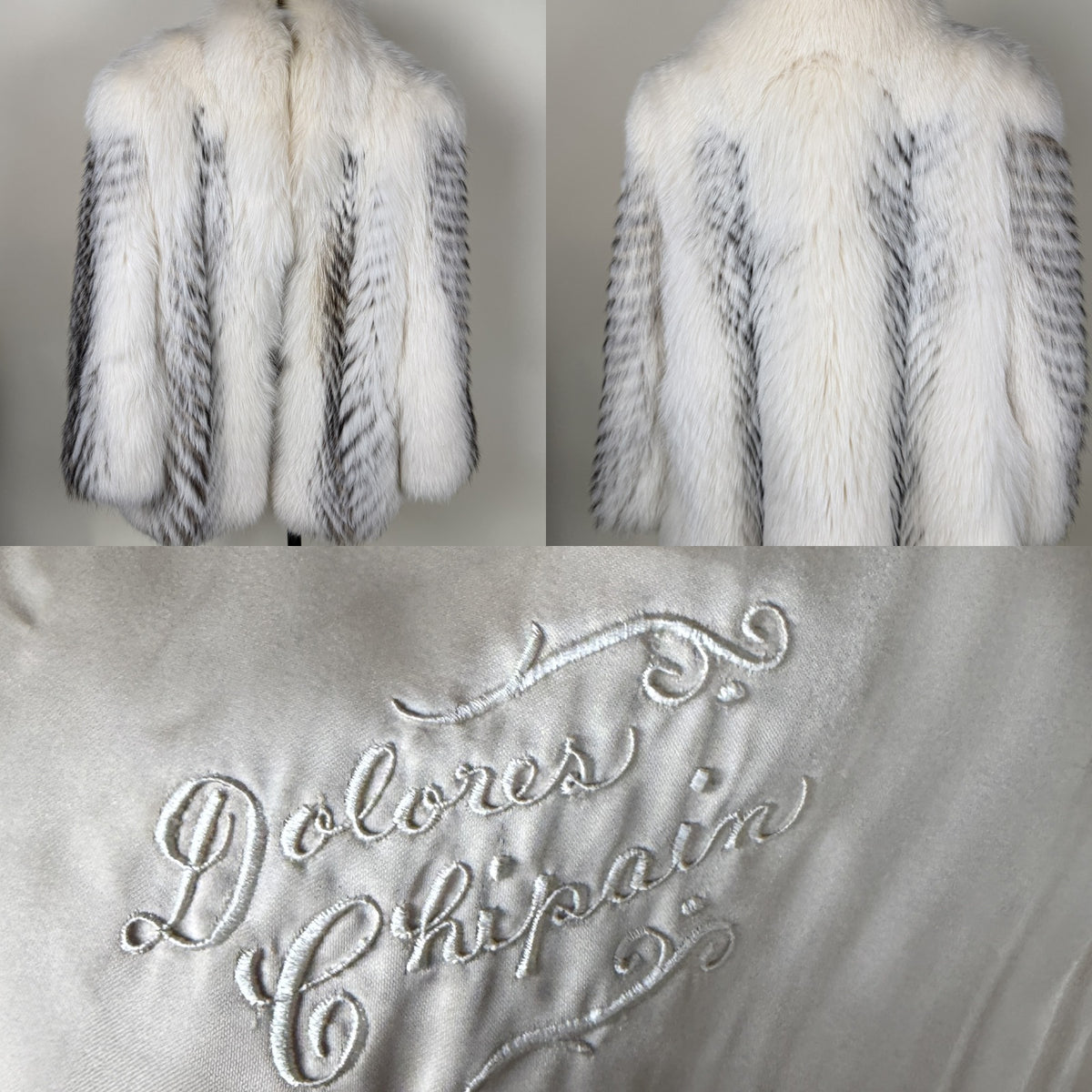 Dolores Chipain Short Fur Coat with Voluminous Collar - photo 4