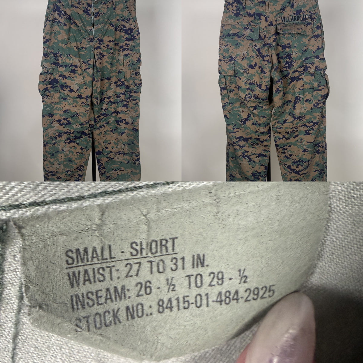 VILLARREAL Military Digital Camouflage Cargo Trousers - 1990s-2000s - photo 6