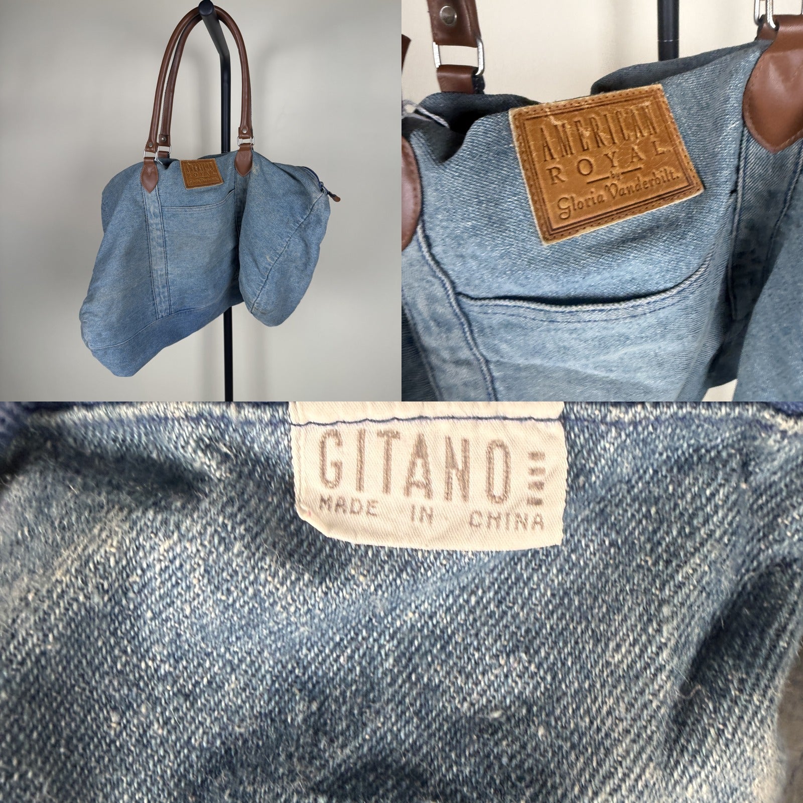 AMERICAN ROYAL by Gloria Vanderbilt Denim Tote Bag - photo 6