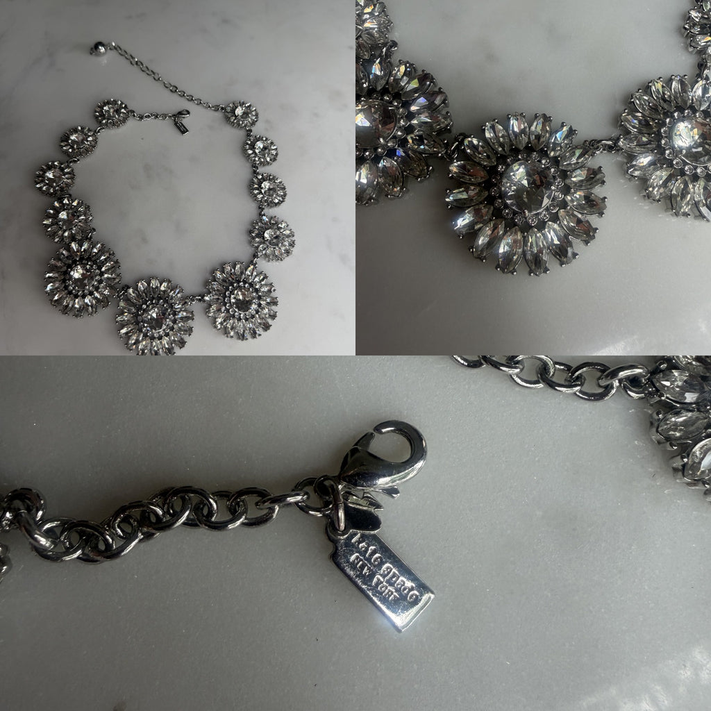 Crystal Cluster Statement Necklace - photo 6