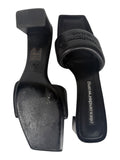Alexander Wang Black Platform Sandals with Logo Detail