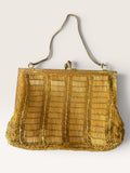 Regale LTD. Gold Beaded Clutch