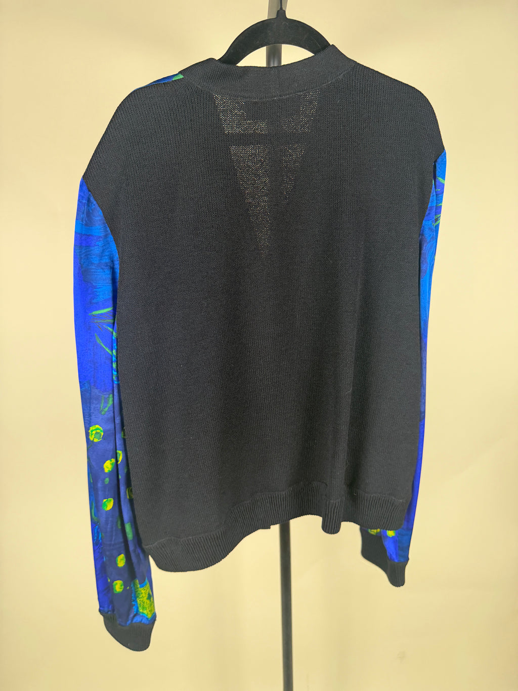 St. John Collection by Marie Gray Mixed-Media Cardigan with Abstract Floral Print - photo 7