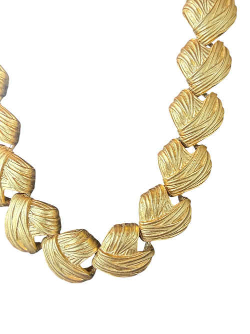 Anne Klein Braided Gold-Toned Necklace