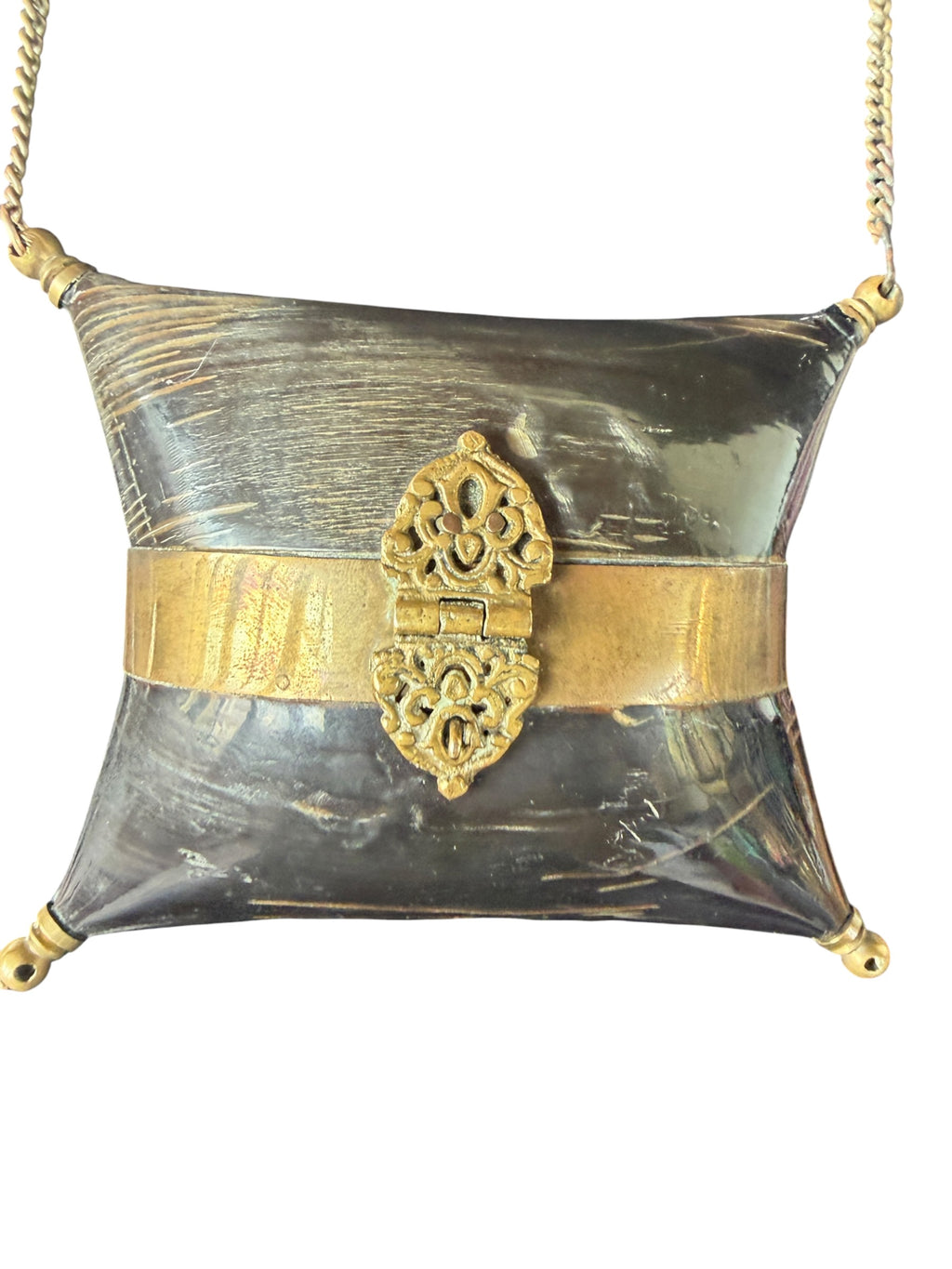 Horn & Brass Pendant Bag