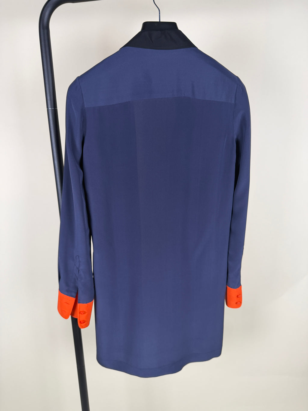 See By Chloé Longline Color-Block Silk Shirt - photo 7