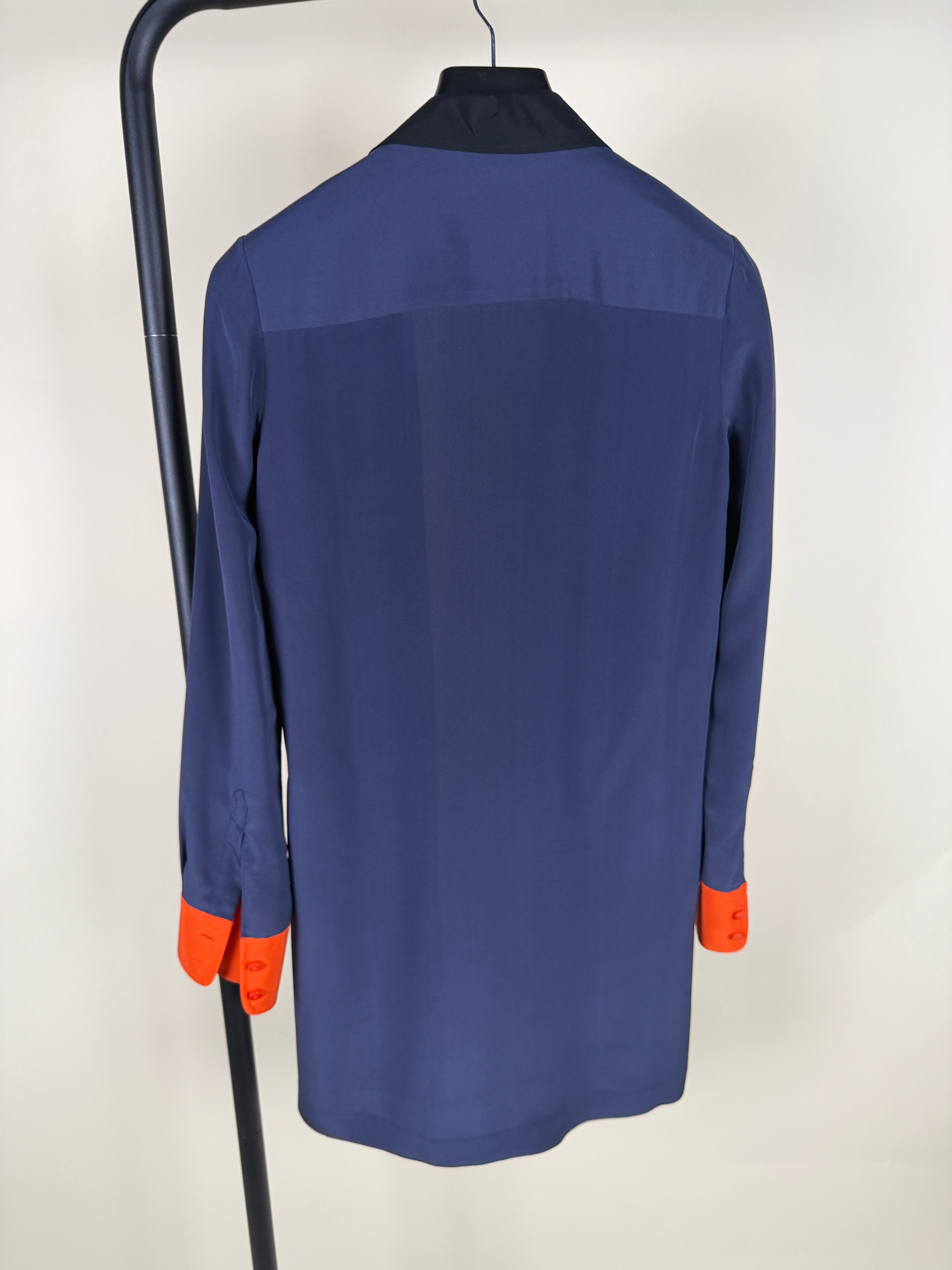 See By Chloé Longline Color-Block Silk Shirt - photo 7
