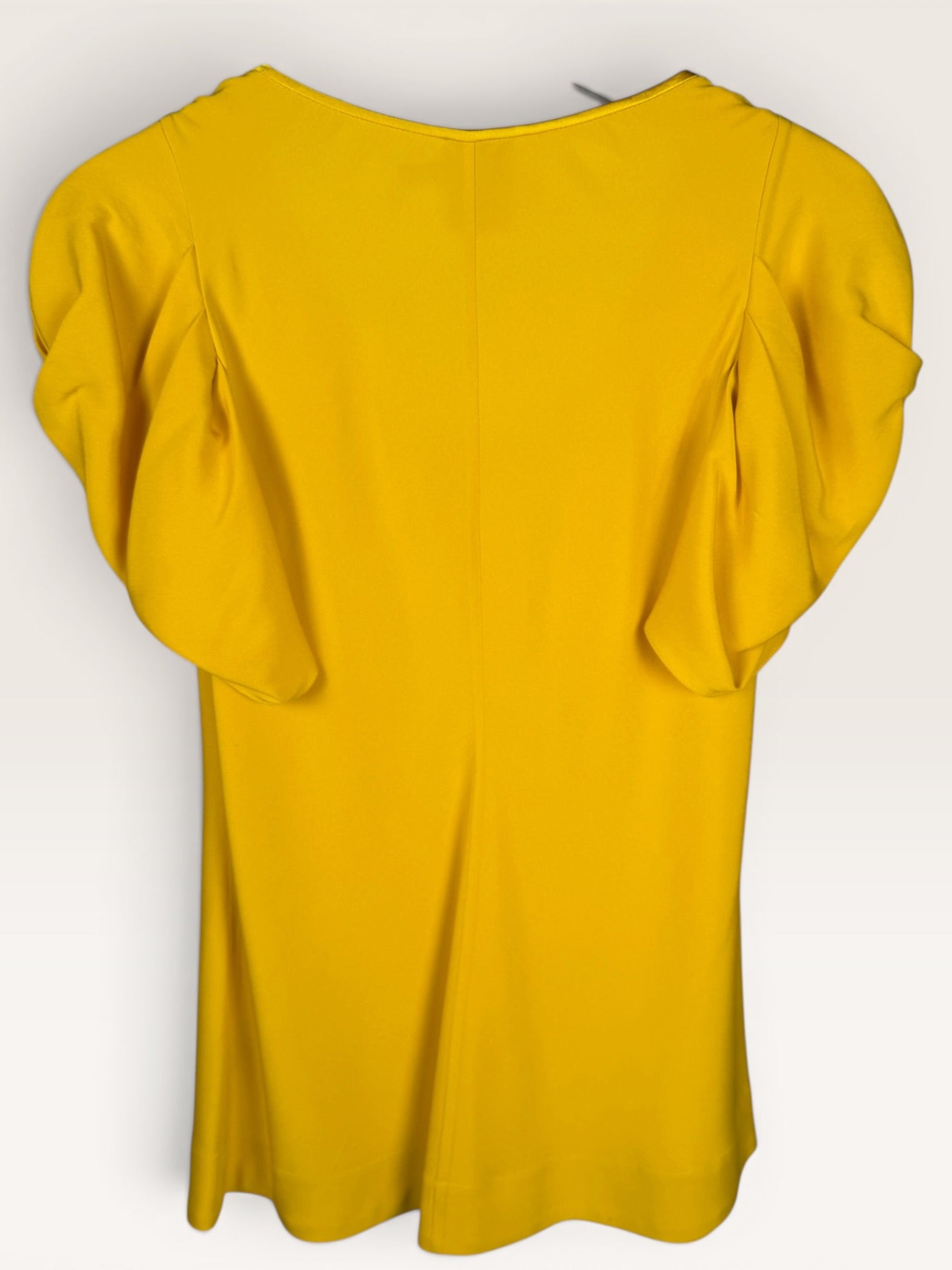 All Ra Bright Yellow Puff Sleeve Blouse