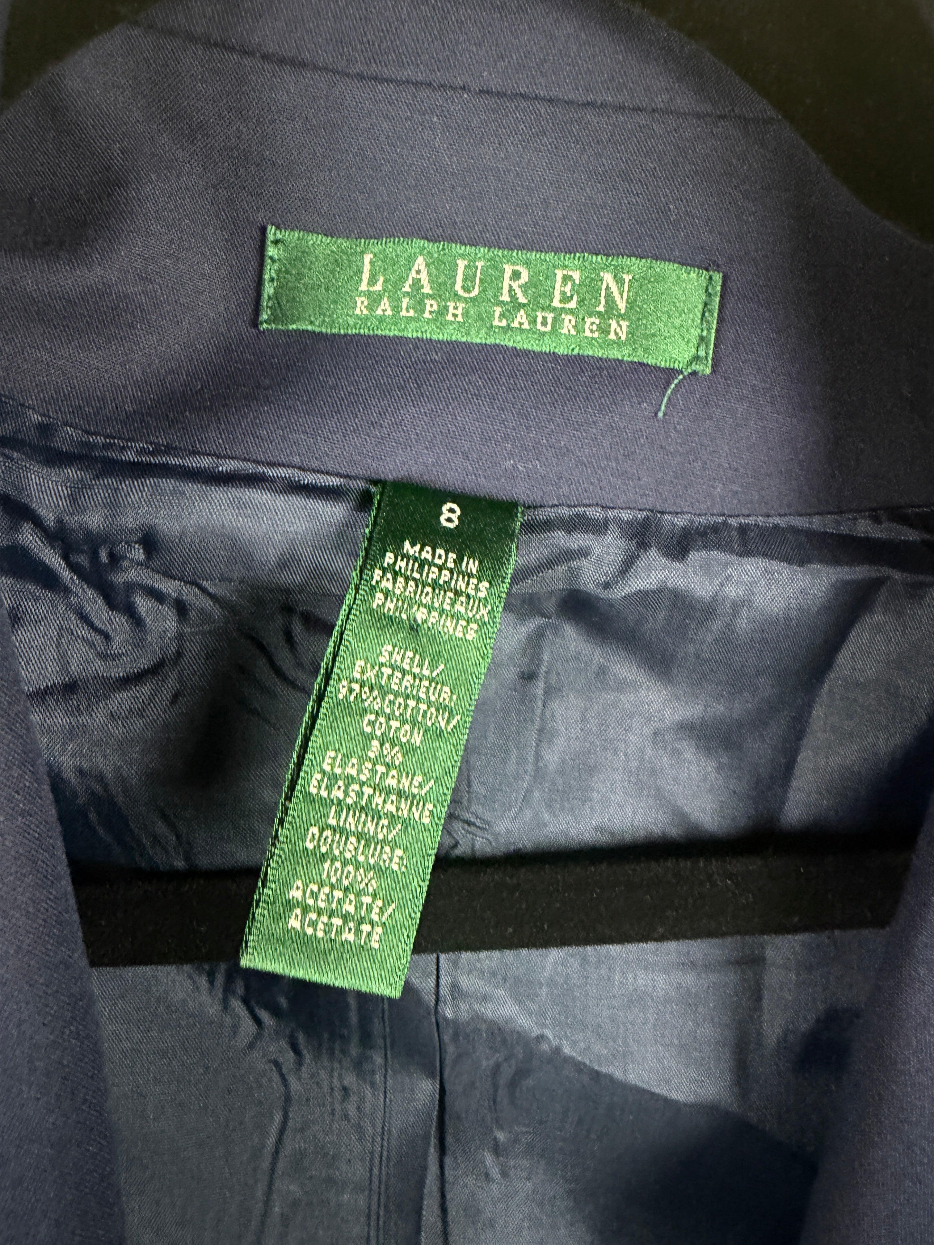 Ralph Lauren Navy Blazer with Embroidered Crest Patch - photo 9