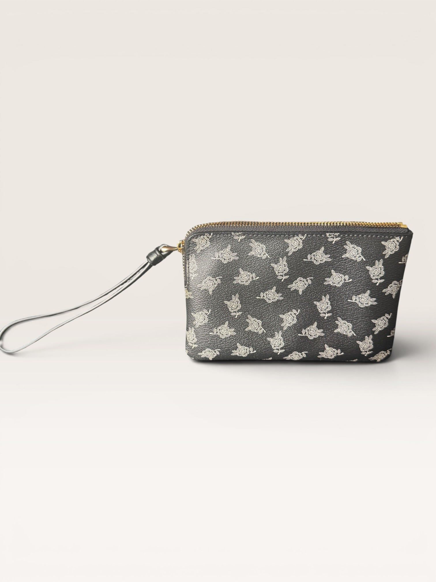 Coach Mid-20th Century Floral Wristlet