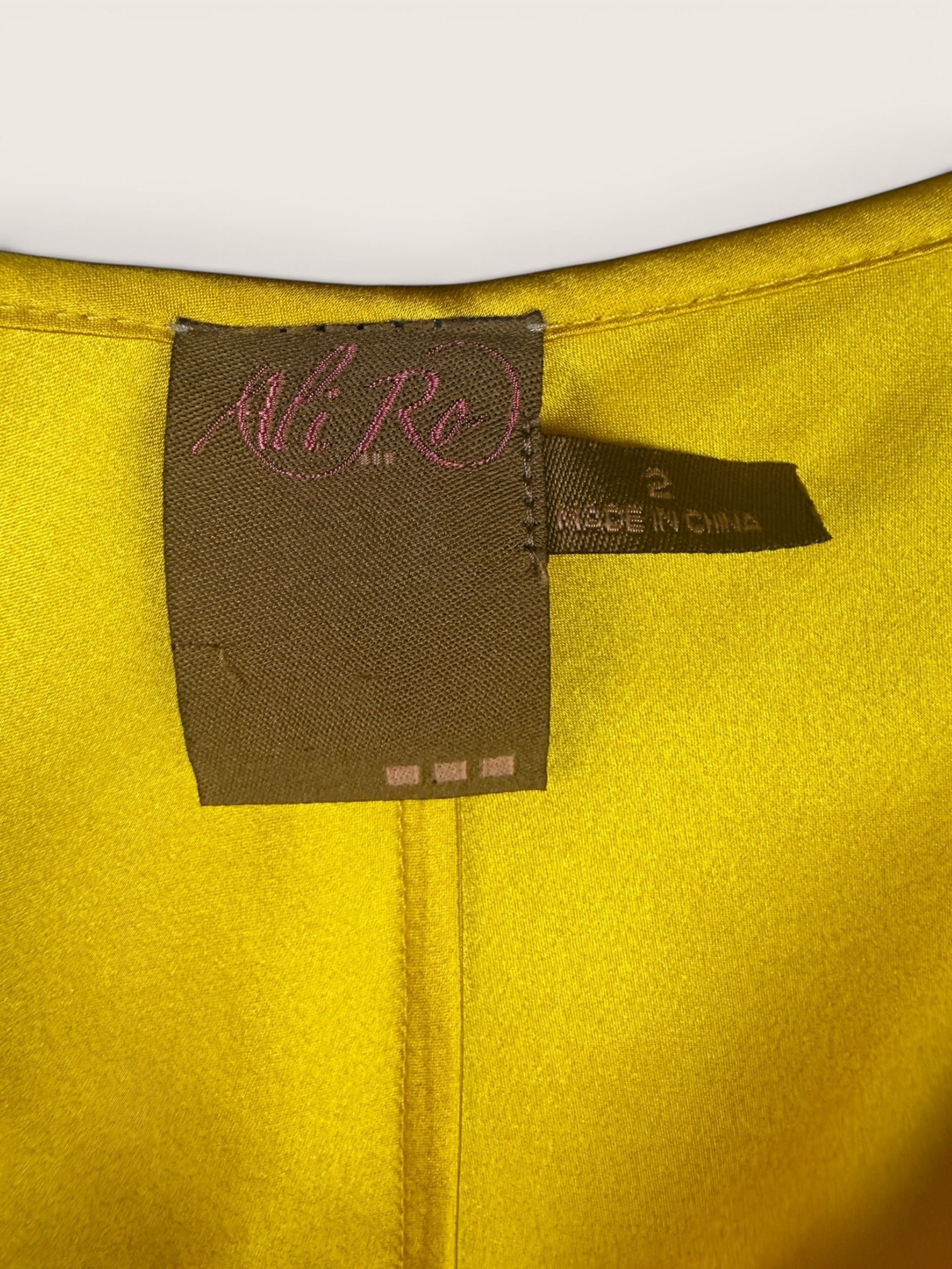 All Ra Bright Yellow Puff Sleeve Blouse