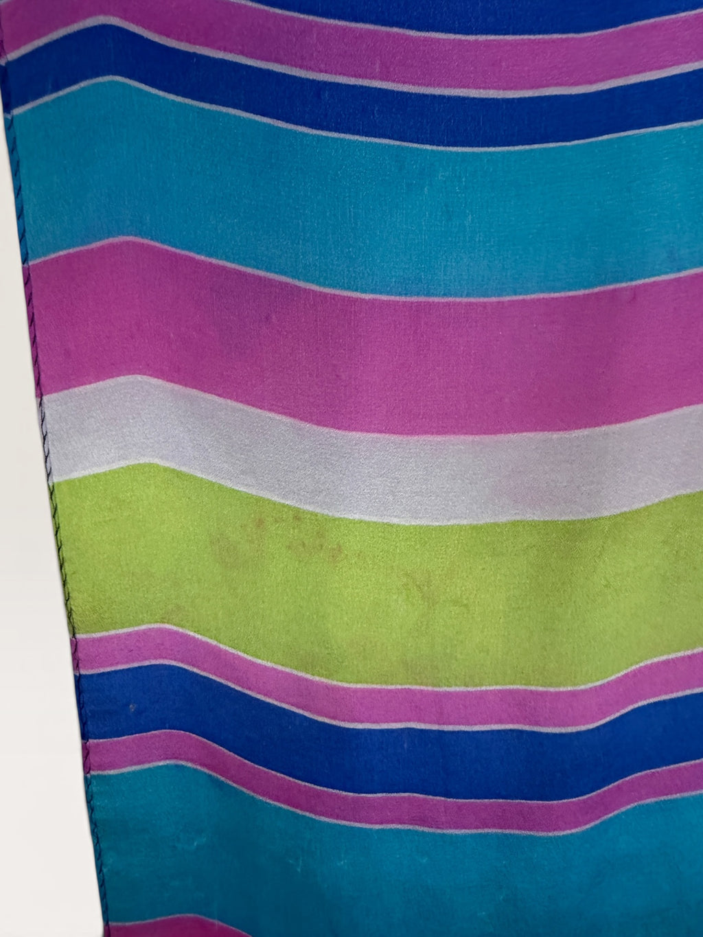Eliochon Original Mid-Century Striped Silk Scarf