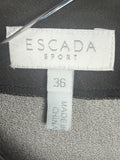 Escada Sport Black Snake Print Bodycon Dress