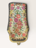 Black and Gold Embroidered Clutch