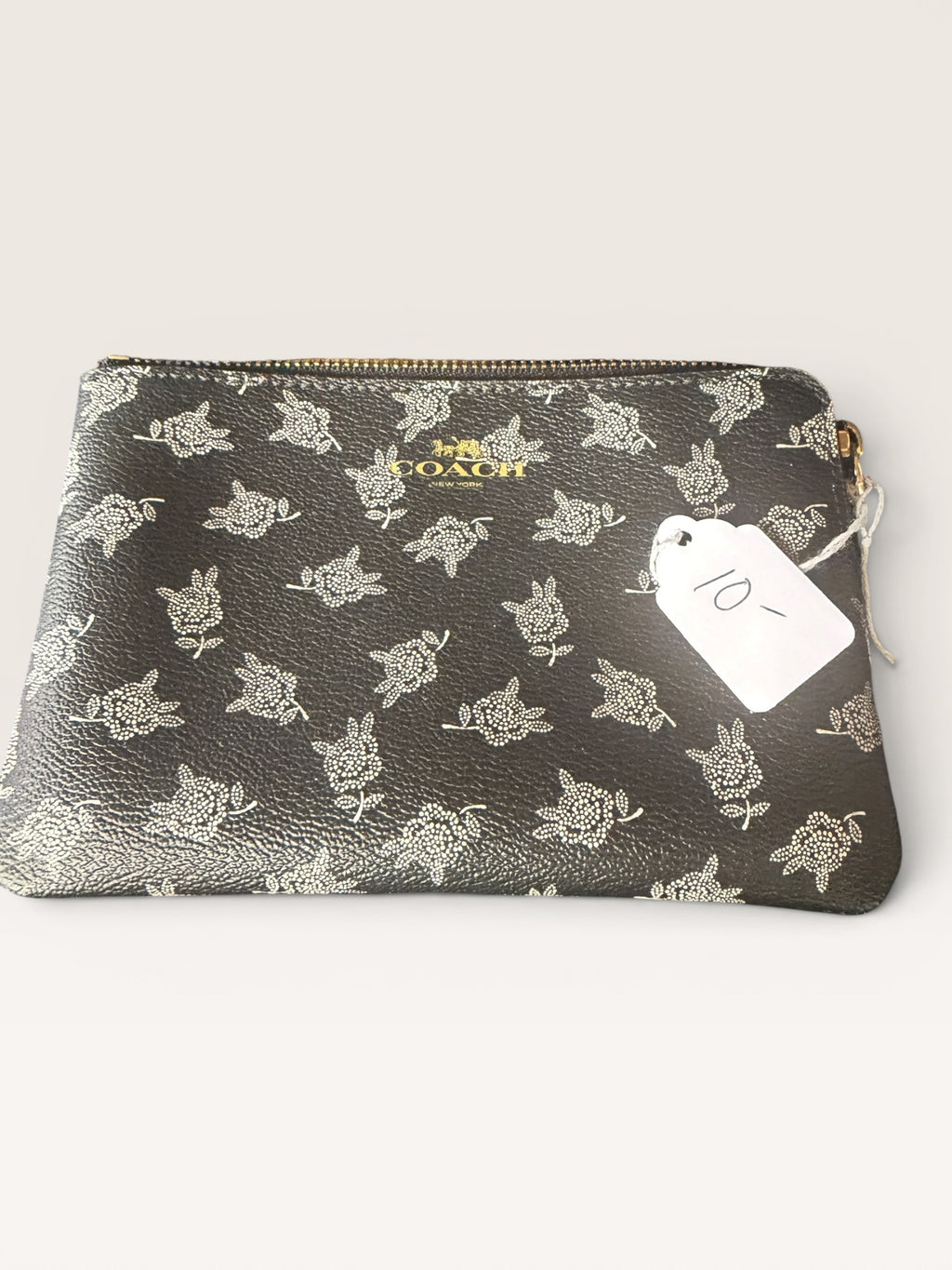 Coach Mid-20th Century Floral Wristlet