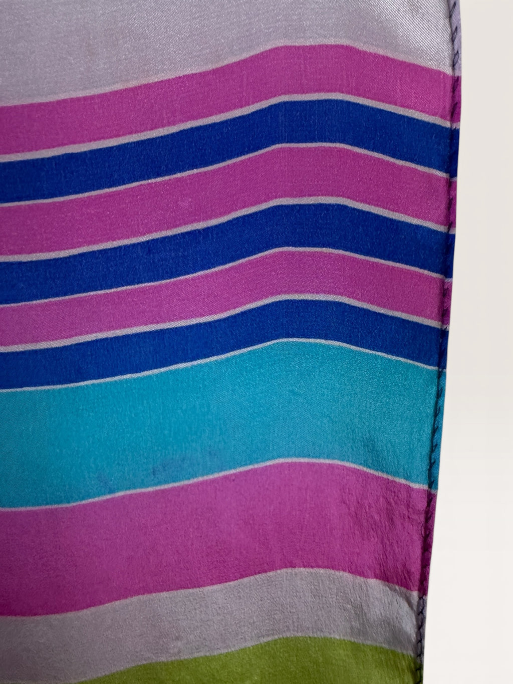 Eliochon Original Mid-Century Striped Silk Scarf