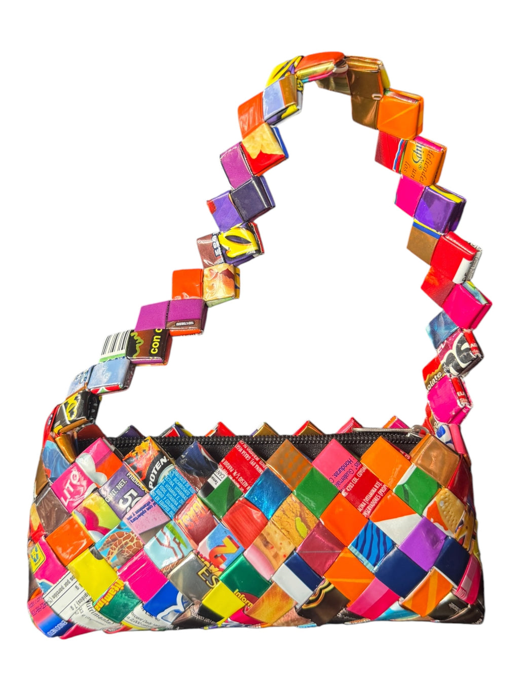 A DE COLORES CHICA Patchwork Handbag