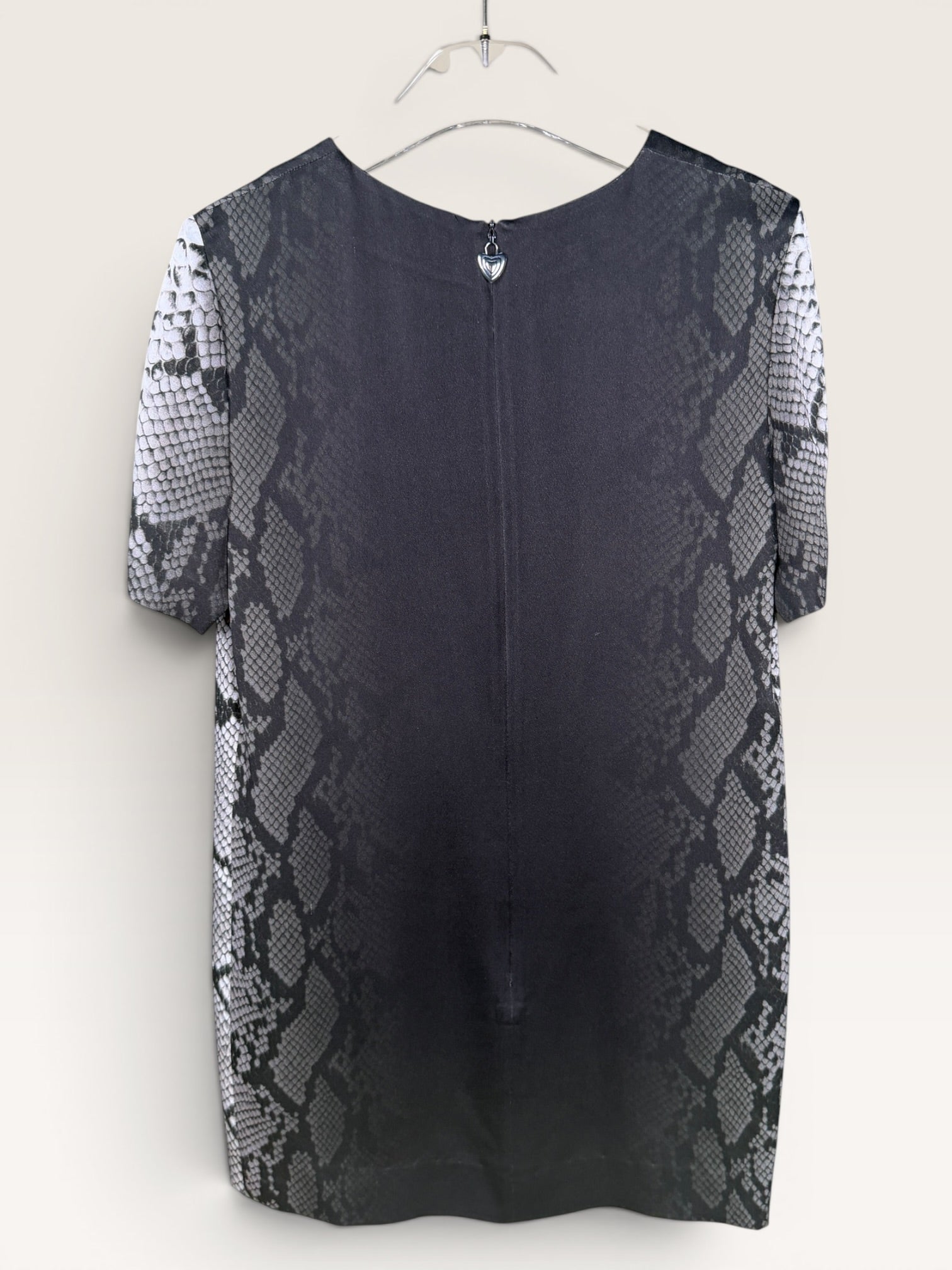 Escada Sport Black Snake Print Bodycon Dress