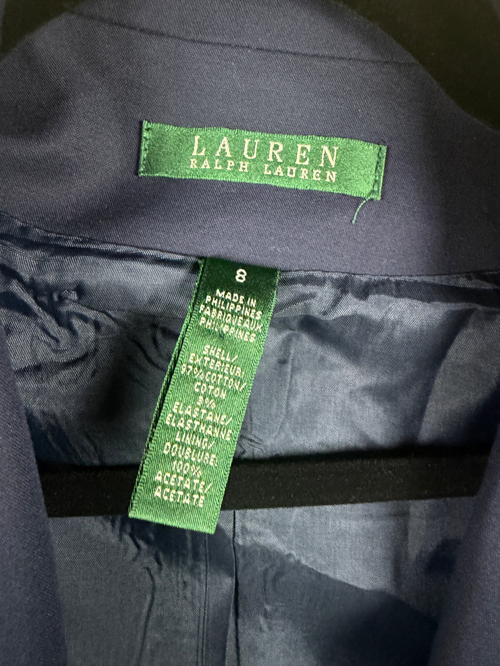 Ralph Lauren Navy Blazer with Embroidered Crest Patch - photo 8