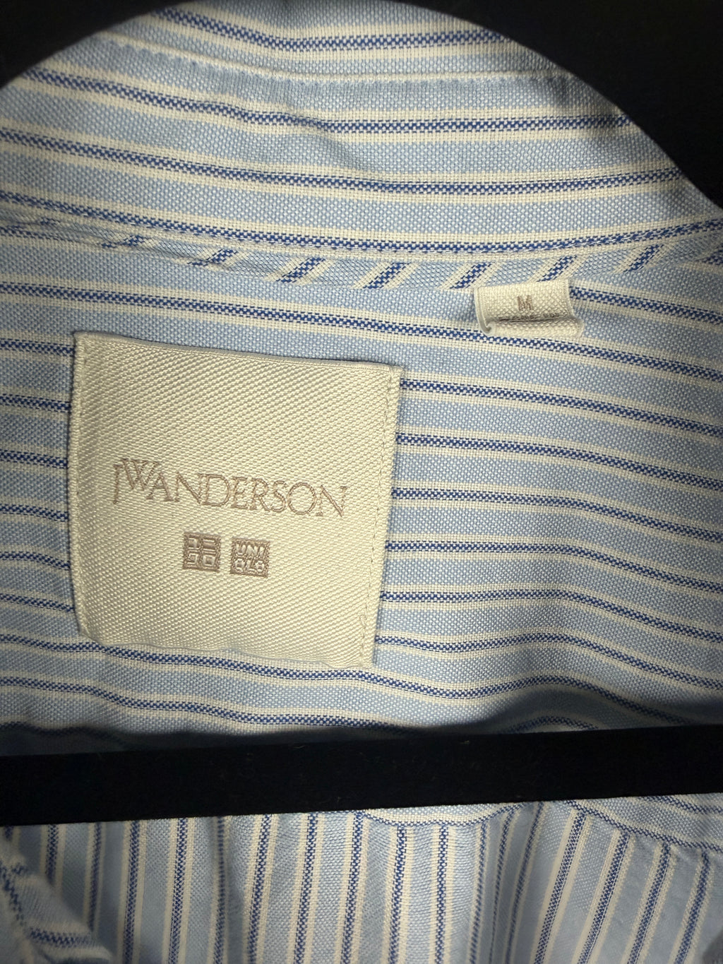 JW Anderson x Uniqlo Cropped Striped Button-Down Shirt - photo 8
