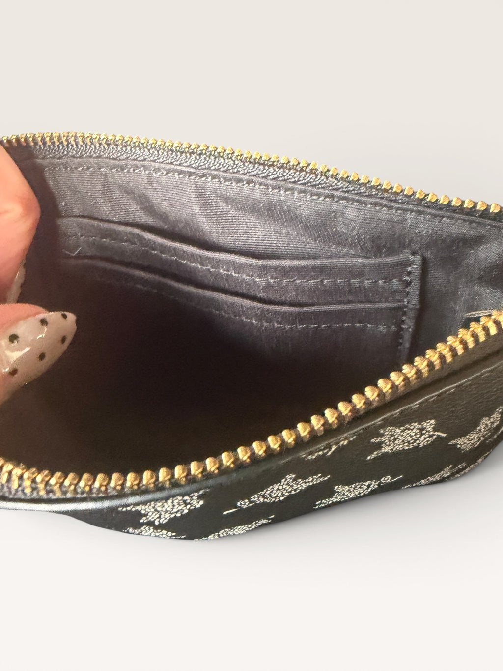 Coach Mid-20th Century Floral Wristlet