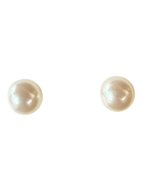 Americtech Gold-Tone Earrings with Pearl-Like Beads
