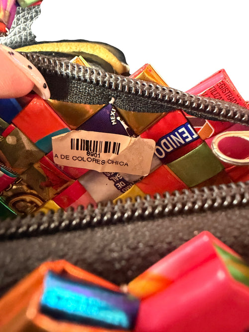A DE COLORES CHICA Patchwork Handbag