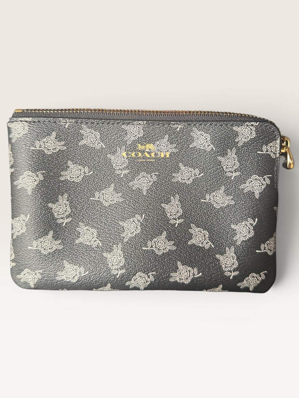 Coach Mid-20th Century Floral Wristlet