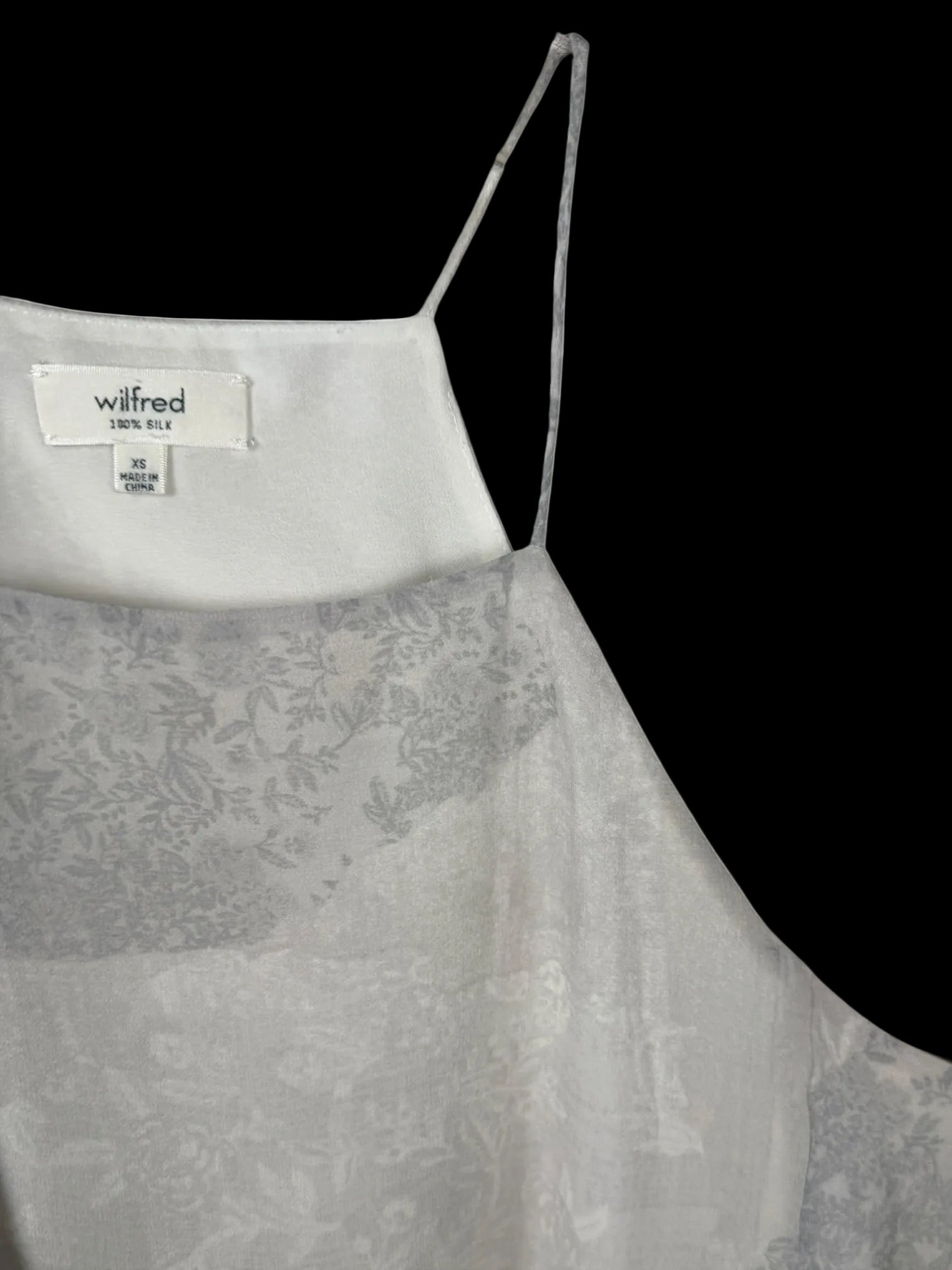 Wilfred Floral Print Silk Camisole
