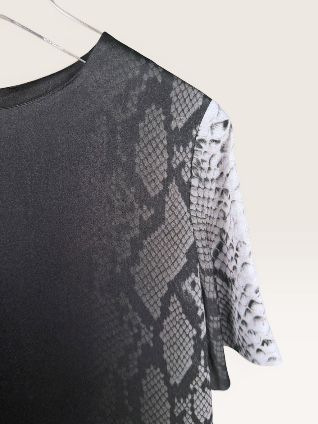 Escada Sport Black Snake Print Bodycon Dress